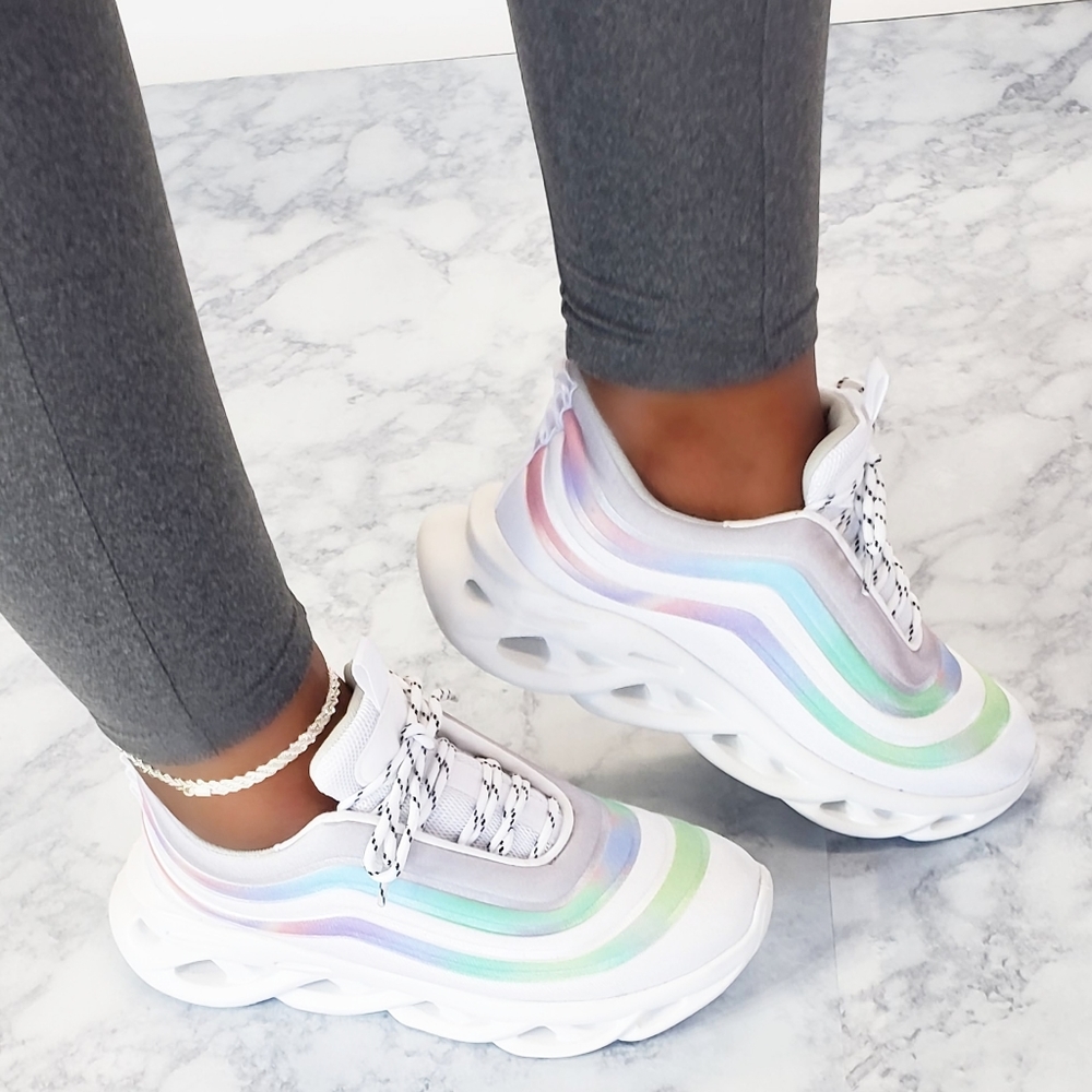 Chain Platform Sneakers